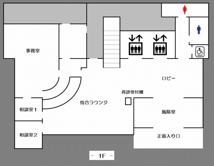 1Fフロアマップ