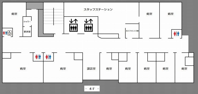 4Fフロアマップ