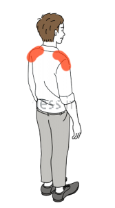 肩の痛みでお悩みの方　関節：肩