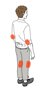 膝・股関節の痛みでお悩みの方　関節：膝など